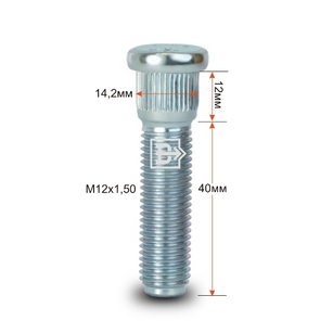 ШПИЛЬКА ЗАБИВНАЯ М12*1,5*40/D-14.2