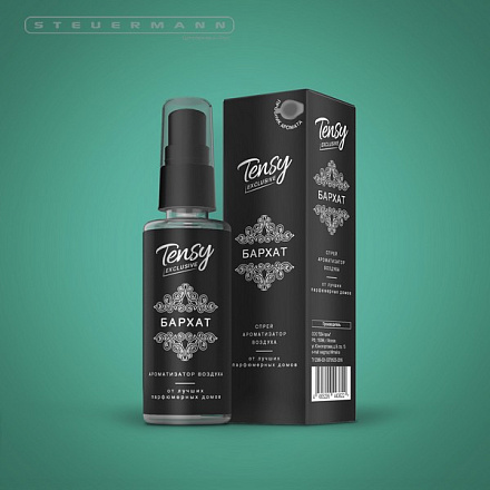 ОСВЕЖИТЕЛЬ "TENSY" СПРЕЙ ПАРФЮМ (БАРХАТ) 