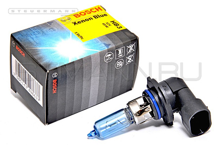 ЛАМПА HB3 12V 60W "BOSCH" (КАРТОН) ХЕNОN BLUE 2154