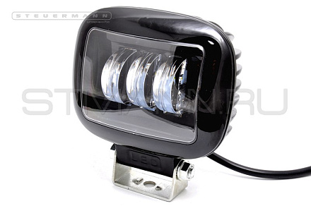ФОНАРЬ СВЕТОДИОДНЫЙ (3 CREE 35W) ПРЯМОУГОЛ.БЕЛЫЙ