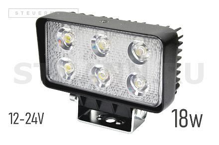 ФОНАРЬ СВЕТОДИОДНЫЙ (6 SMD 18W) (2 ШТ) ПРЯМОУГОЛЬНЫЙ