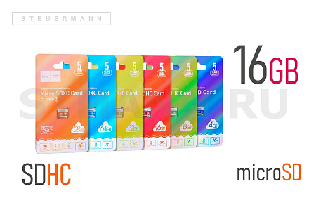 КАРТА ПАМЯТИ microSD 16GB SDHC