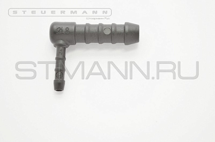 ТРУБКА СОЕД. "Г"-обр. Ø₁=8 mm; Ø₂=4 mm (№1964)