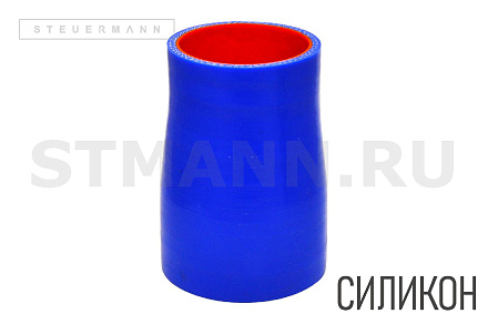 ПАТРУБОК РАДИАТОРА ВЕРХНИЙ D58/62 L100 (СИЛИКОН)