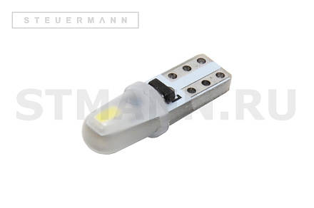 ЛАМПА СВЕТОДИОД.24V W1.2 W (БЕЛЫЙ Б/Ц COB SIL) W2.0*4.6d