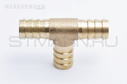 ТРУБКА СОЕД. "T"-обр. Ø₁=12 mm; Ø₂=12 mm; Ø₃=12 mm (ЕРШ БРОНЗА)