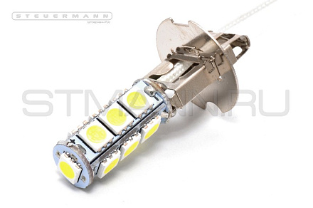 ЛАМПА СВЕТОДИОД.24V H3 (БЕЛЫЙ, 13 SMD)