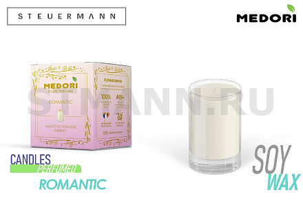 АРОМАТИЧЕСКАЯ СВЕЧА "MEDORI" "ROMANTIC"