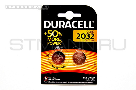 БАТАРЕЙКА "DURACELL" CR2032 (2 ШТ)