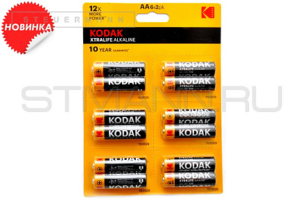 БАТАРЕЙКА "KODAK" АА XTRALIFE Alkaline (12 ШТ) 