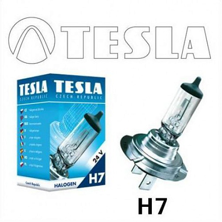 ЛАМПА H7 24V 70W "TESLA" Px26d