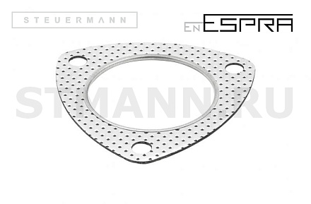 ПРОКЛАДКА ФЛАНЦА РЕЗОНАТОРА ГЛУШИТЕЛЯ УАЗ ПАТРИОТ,ХАНТЕР "ESPRA" (ПЕРФОМЕТАЛЛ)
