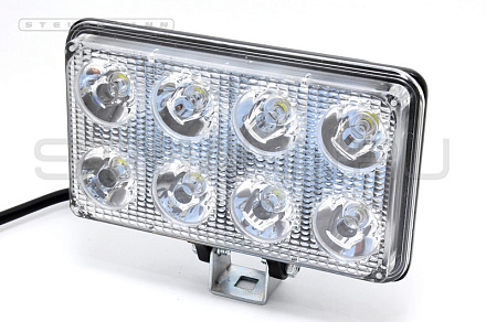 ФОНАРЬ СВЕТОДИОДНЫЙ (8 SMD 24W) (2 ШТ) ПРЯМОУГОЛЬНЫЙ