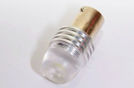 ЛАМПА СВЕТОДИОД.24V P21W (БЕЛЫЙ,ЛИНЗА) BA15s