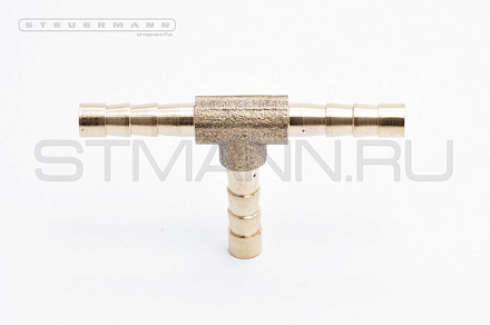 ТРУБКА СОЕД. "T"-обр. Ø₁=5 mm; Ø₂=5 mm; Ø₃=5 mm (ЕРШ БРОНЗА)