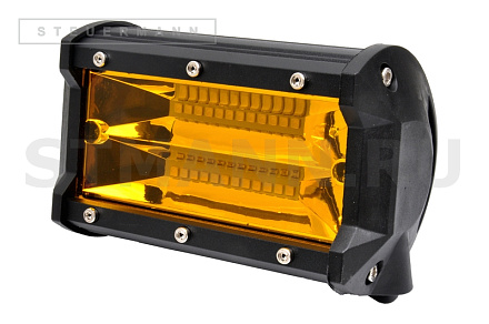 ФОНАРЬ СВЕТОДИОДНЫЙ (24 SMD 72W) ЖЕЛТЫЙ 130*76*60