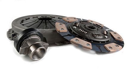 СЦЕПЛЕНИЕ В СБОРЕ УАЗ 409 ДВ.КПП DYMOS 5 СТ."STARCO" ТОНКИЙ ВАЛ (КЕРАМИКА)