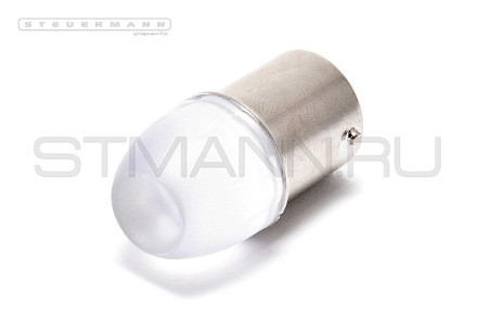 ЛАМПА СВЕТОДИОД.24V P21W (БЕЛЫЙ 3 SMD ЛИНЗА) BA15s