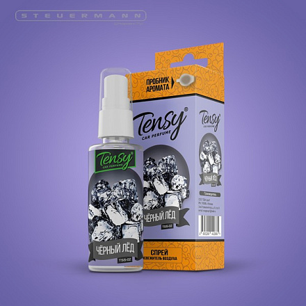 ОСВЕЖИТЕЛЬ "TENSY" СПРЕЙ (ЧЕРНЫЙ ЛЕД) 