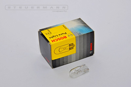 ЛАМПА 12V W2W (Б/Ц) W2.1*9.5d "BOSCH" 